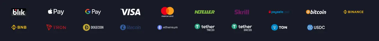 Vox Casino payment methods including Visa Mastercard PayPal Skrill Neteller cryptocurrencies